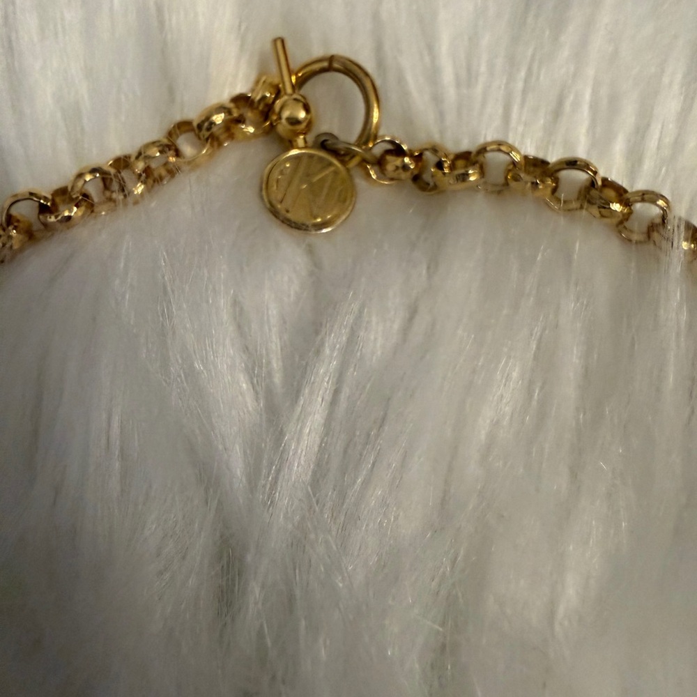 Anne Klein Gold and Pearl Necklace - Picture 3 of 3